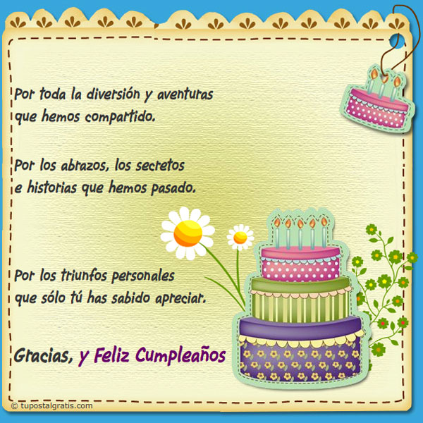 Feliz cumpleaños