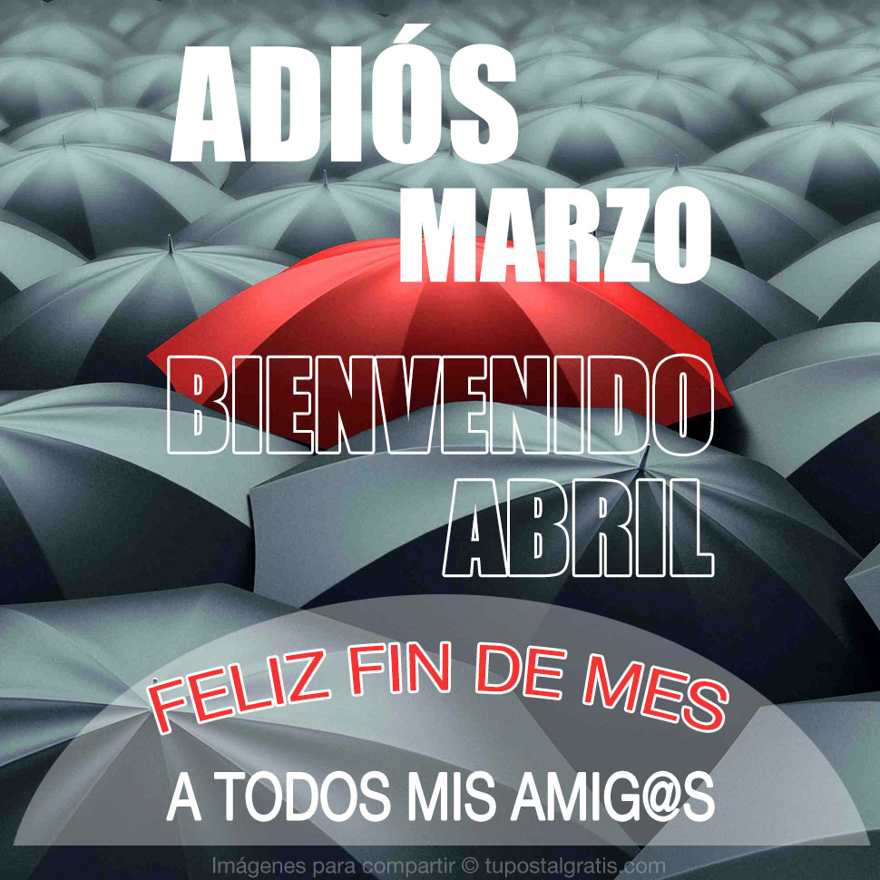 Adiós marzo